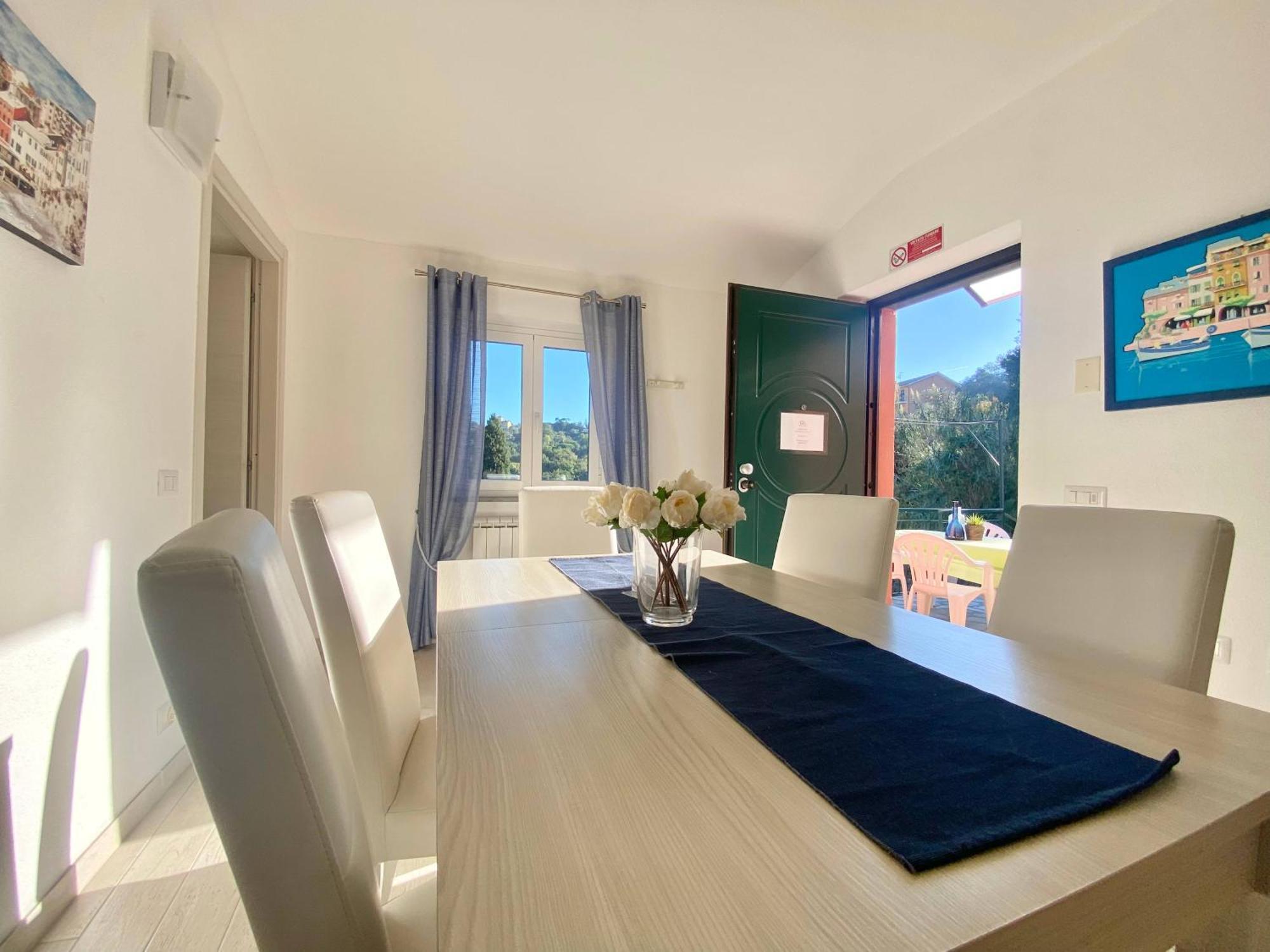 Alla Casa Rosa, Peaceful Apartment Surrounded By Greenery With Free Parking, Wifi & Air Conditioning Rapallo Exterior foto